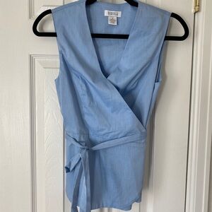 Barney’s New York wrap sleeveless top